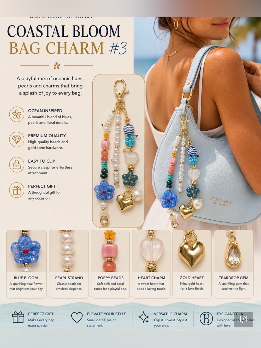 Eye Candy Los Angeles Bag Charms